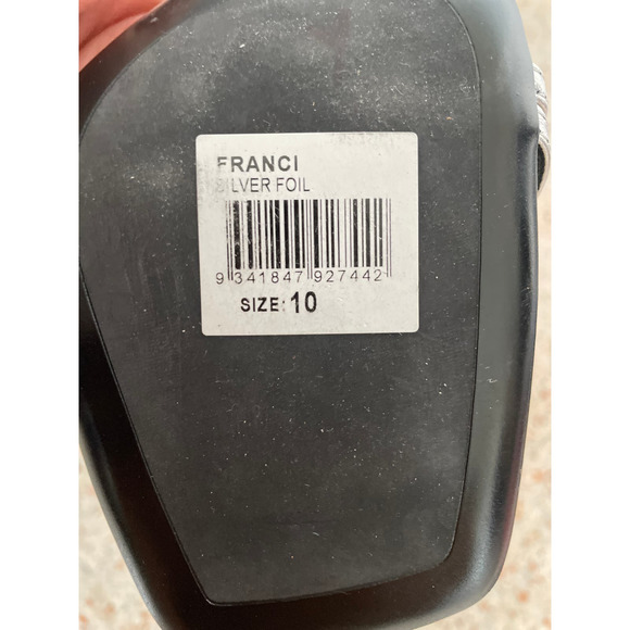 Tony Bianco Franci Silver Foil Heels - Picture 5 of 5